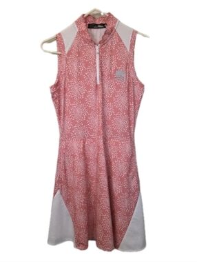 RLX Ralph Lauren Athletic Sleeveless Dress Size XS Pink White Golf Tennis